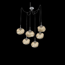 Hammerton  SCB0064-06-CS-B-C01-E2 - Nova Round 6pc Swag Multi-Pendant