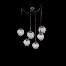 Hammerton  SCB0066-06-BB-FS-C01-L3 - Aster Round 6pc Swag Multi-Pendant