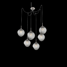 Hammerton  SCB0066-06-BS-FS-C01-L3 - Aster Round 6pc Swag Multi-Pendant