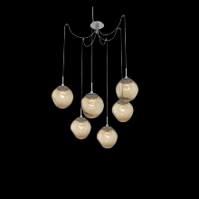 Hammerton  SCB0066-06-CS-FB-C01-L3 - Aster Round 6pc Swag Multi-Pendant