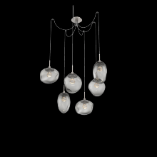 Hammerton  SCB0069-06-BS-FS-C01-L1 - Cosmos Round 6pc Swag Multi-Pendant