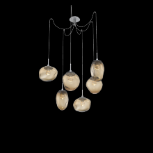 Hammerton  SCB0069-06-CS-FB-C01-L3 - Cosmos Round 6pc Swag Multi-Pendant