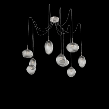 Hammerton  SCB0069-09-BS-FS-C01-L1 - Cosmos Round 9pc Swag Multi-Pendant