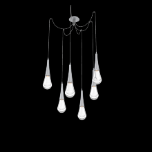 Hammerton  SCB0078-06-CS-C-C01-L1 - Raindrop Round 6pc Swag Multi-Pendant