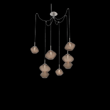 Hammerton  SCB0089-06-BS-B-C01-L3 - Mesa Round 6pc Swag Multi-Pendant