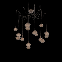 Hammerton  SCB0089-12-BB-B-C01-L1 - Mesa Round 12pc Swag Multi-Pendant