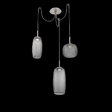 Hammerton  SCB0091-03-BS-S-C01-L3 - Vessel Round 3pc Swag Multi-Pendant