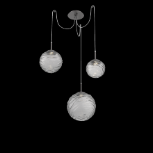 Hammerton  SCB0092-03-GP-S-C01-L1 - Gaia Round 3pc Swag Multi-Pendant