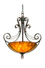 Kalco 5194FC/ECRU - Mirabelle 40 Inch Pendant