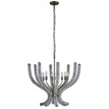 Kalco 525955BCG/CLR - CORAL 30 IN CLEAR CHANDELIER