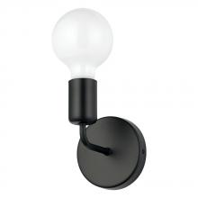 Eglo 205335A - 1 LT Open Bulb Wall Light with a Matte Black Finish 1-60W E26 Bulbs