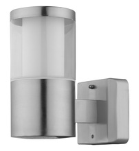 Eglo 94277A - 1x3.7W LED Outdoor Wall Light w/ Stainless Steel Finish & Clear & White Plastic Glass