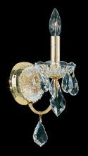 Schonbek 1870 1701-22 - Century 1 Light 120V Wall Sconce in Heirloom Gold with Heritage Handcut Crystal