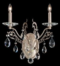 Schonbek 1870 FE7002N-76H - Filigrae 2 Light 120V Wall Sconce in Heirloom Bronze with Heritage Handcut Crystal