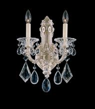 Schonbek 1870 5070-83S - La Scala 2 Light 120V Wall Sconce in Florentine Bronze with Clear Crystals from Swarovski