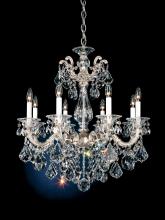 Schonbek 1870 5073-83 - La Scala 8 Light 120V Chandelier in Florentine Bronze with Heritage Handcut Crystal