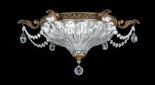 Schonbek 1870 5633-22H - Milano 2 Light 120V Flush Mount in Heirloom Gold with Heritage Handcut Crystal