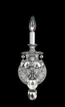 Schonbek 1870 5641-48H - Milano 1 Light 120V Wall Sconce in Antique Silver with Heritage Handcut Crystal