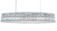 Schonbek 1870 6680O - Plaza 24 Light 120V Pendant in Polished Stainless Steel with Optic Crystal