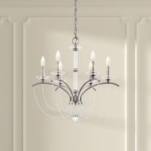 Schonbek 1870 BC7106N-06O - Priscilla 6 Light 120V Chandelier in White with Optic Crystal