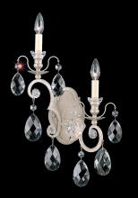 Schonbek 1870 3757-51S - Renaissance 2 Light 120V Wall Sconce in Black with Crystals from Swarovski®