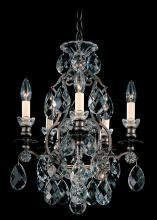 Schonbek 1870 3769-76S - Renaissance 5 Light 120V Chandelier in Heirloom Bronze with Crystals from Swarovski®