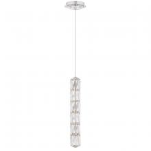 Schonbek 1870 S2603-401R - Verve LED 19 120/277V Mini Pendant in Polished Stainless Steel with Radiance Crystal