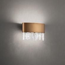 Schonbek 1870 S3510-701O - Soleil 10IN LED 3000K/3500K/4000K 120V-277V Wall Sconce in Polished Nickel with Optic Crystal