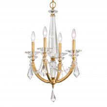 Schonbek 1870 S6704N-51R - Verona 4 Light 120V Chandelier in Black with Radiance Crystal