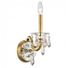 Schonbek 1870 S7601N-51R - Napoli 1 Light 120V Wall Sconce in Black with Radiance Crystal