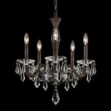 Schonbek 1870 S7605N-51R - Napoli 5 Light 120V Chandelier in Black with Radiance Crystal