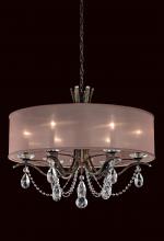 Schonbek 1870 VA8306N-48H1 - Vesca 6 Light 120V Chandelier in Antique Silver with Heritage Handcut Crystal