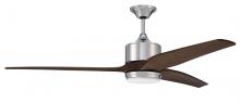 Craftmade MOB60CH3 - 60" Mobi in Chrome w/ Walnut Blades