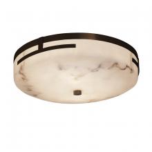 Justice Design Group FAL-8995-DBRZ - Atlas 16" LED Round Flush-Mount