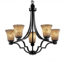 Justice Design Group ALR-8500-30-NCKL - Argyle 5-Light Chandelier