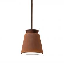 Justice Design Group CER-6425-RRST-NCKL-RIGID-LED1-700 - Small Trapezoid LED Pendant