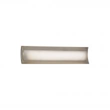 Justice Design Group FSN-8631-OPAL-NCKL - Lineate 22" Linear LED Wall/Bath