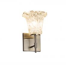 Justice Design Group GLA-8411-20-LACE-NCKL - Union 1-Light Wall Sconce (Short)