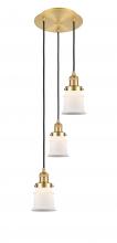 Innovations Lighting 113F-3P-SG-G181S - Canton - 3 Light - 12 inch - Satin Gold - Cord hung - Multi Pendant