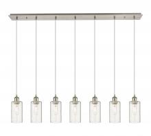 Innovations Lighting 127B-7P-SN-G434-7SDY - Crown Point - 7 Light - 49 inch - Brushed Satin Nickel - Linear Pendant