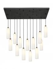 Innovations Lighting 154BK-B-13P-BB-G434-12WH - Crown Point - 13 Light - 54 inch - Brushed Brass - Multi Pendant