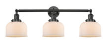 Innovations Lighting 205-BK-G71 - Bell - 3 Light - 32 inch - Matte Black - Bath Vanity Light