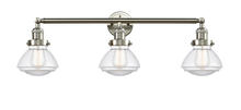 Innovations Lighting 205-SN-G322 - Olean - 3 Light - 31 inch - Brushed Satin Nickel - Bath Vanity Light