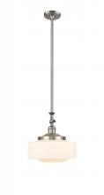 Innovations Lighting 206-SN-G691-12 - Bridgeton - 1 Light - 12 inch - Brushed Satin Nickel - Stem Hung - Mini Pendant