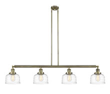 Innovations Lighting 214-AB-G713-LED - Bell - 4 Light - 53 inch - Antique Brass - Stem Hung - Island Light