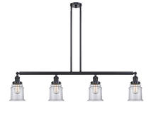 Innovations Lighting 214-BK-G182-LED - Canton - 4 Light - 51 inch - Matte Black - Stem Hung - Island Light