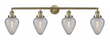 Innovations Lighting 215-AB-G165 - Geneseo - 4 Light - 43 inch - Antique Brass - Bath Vanity Light