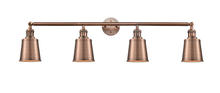 Innovations Lighting 215-AC-M9-AC - Addison - 4 Light - 42 inch - Antique Copper - Bath Vanity Light