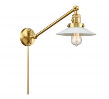 Innovations Lighting 237-SG-G1 - Halophane - 1 Light - 9 inch - Satin Gold - Swing Arm