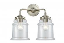 Innovations Lighting 284-2W-SN-G182-LED - Canton - 2 Light - 14 inch - Brushed Satin Nickel - Bath Vanity Light